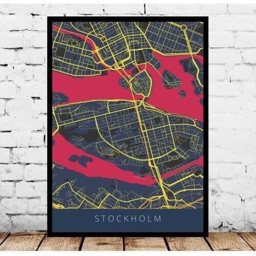 Sweden City Stockholm Poster