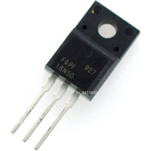 10PCS/Lot Field Effect Transistor FQPF18N50 FQPF18N50C Triode 18N50 TO-220 New Wholesale Electronic