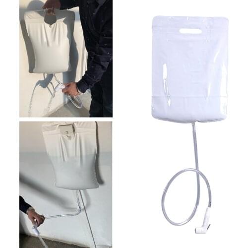 Portable Solar Shower Bag 10L Camping Water Tank Swimming Fishing Hiking