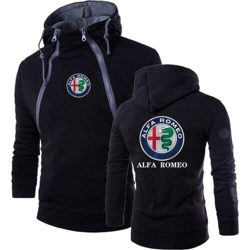 Unisex Alfa Romeo Harajuku Style Leisure Men Pullover Hoodies Brand Hooded Sweatshirt Classic Tracksuit Warm Slim ize Tops
