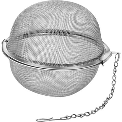 Stainless Steel Tea Infuser Sphere Locking Spice Tea Ball Strainer Mesh Infuser Tea Filter Strainers Kitchen Accessories 5/7/9cm