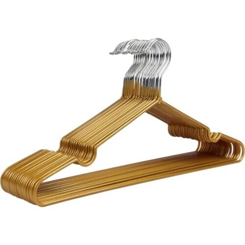 Steel Coat Clothes Hanger Garment Storage Rack Bar PVC Coated 40x20cm Adults