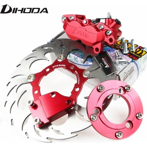 Motorcycle Brake discs 260mm ADL Brake Calipers Adapter/bracket For Rear Flat Fork Brake System For Scooter Motorbike Dirt Bike