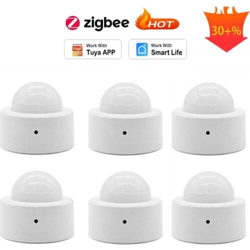 1/5/10/20/50PCS Smart MINI PIR Motion Sensor,Anti-Theft,Home Security Automation,Work with Tuya Smart Life APP,Need Zigbee Hub