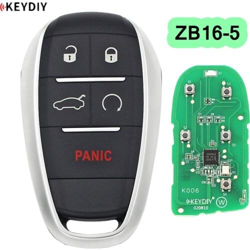 KEYDIY Universal Smart Key ZB16-5 for KD900 KD-X2 Car Key Remote Replacement Fit More than 2000 Models