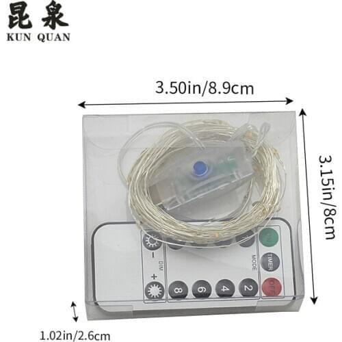 Remote control USB copper wire lamp string 100LED low voltage waterproof Christmas Day lamp string