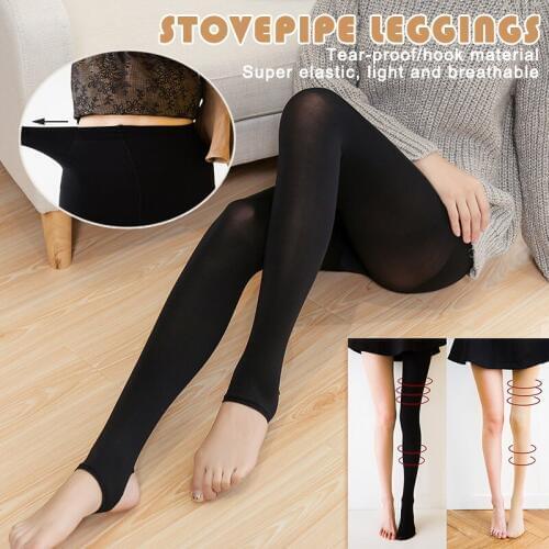 Women Elastic Pantyhose Breathable Solid Color Lifts Buttocks Compression Stockings TY66
