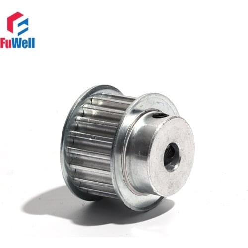 HTD5M Timing Pulley 17T 16mm Belt Width Gear Belt Pulley 5/6/6.35/8/10mm Bore Aluminum Alloy 17Teeth Synchronous Pulley