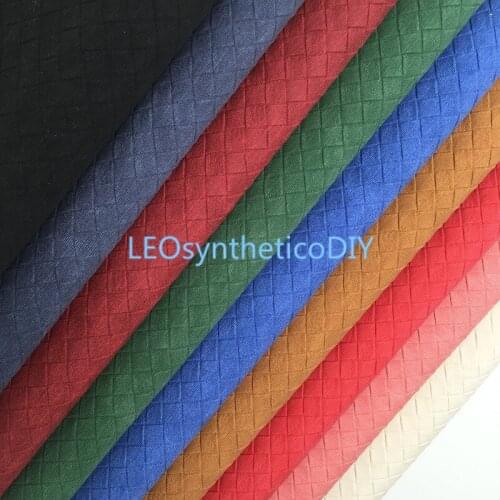 1PC 21X29CM Matt Nubuck Weaving Synthetic Leather Fabric Leather Sheets, PU Leather For Making Bows LEOsyntheticoDIY 9S77B