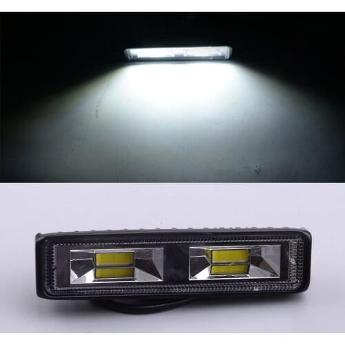 1Pc LED Flood Beam Work Light 12V 6000K Clear 48W Fit For Off Road ATV SUV Boat Jeep Truck