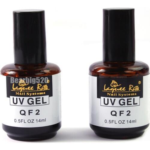 2PCS 14ml Long Lasting primer base gel + top coat nail gel for nail art uv gel polish builder system