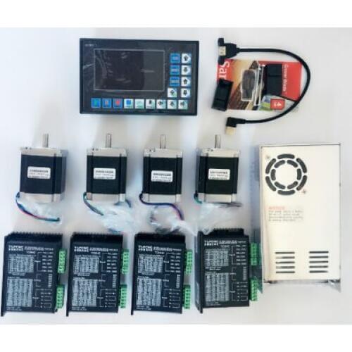 4 Axis CNC Controller kits Offline Stand Alone Replace Mach3 USB CNC Router Engraving Drilling Milling Machine
