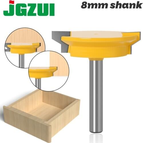 8mm Straight Drawer Molding Router Bit Drawer Lock Tenon Knife Plug Wood Milling Cutter Door Woodworking Tool