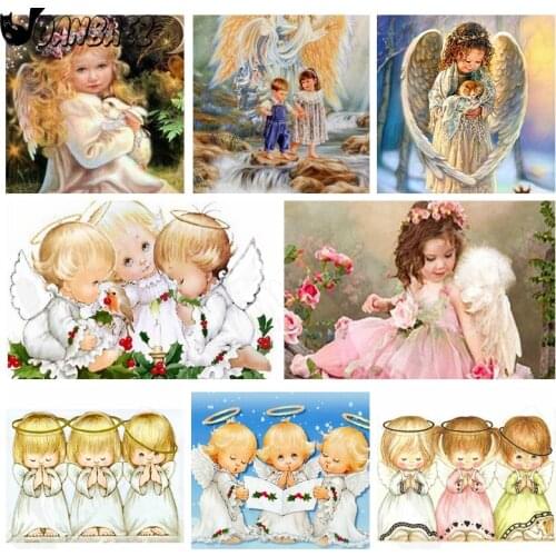 Angel Baby Diamond Painting Elf Cross Stitch Kit Beautiful Girl Mosaic Sticker Diamond Embroidery Hand Inlaid Home Decor Gift