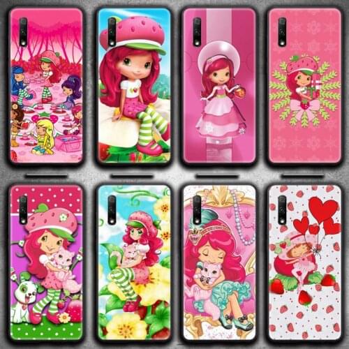 Strawberry Shortcake pink girl Phone Case For Huawei Nova 6se 7 7pro 7se honor 7A 8A 7C 9C Play