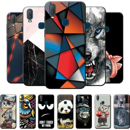 For Vivo Y11 2019 Case Y112019 Luxury Fashion Protective Case Bumper 6.35" For Vivo Y11 2019 Silicone Soft TPU Phone Back Cover