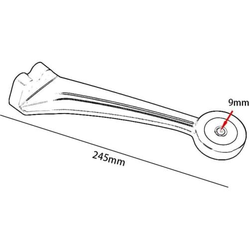 CNC Aluminum Exhaust Muffler Pipe Bracket Mount Holder for BMW R Nine T 2014 2015 2016 2017 2018 2019, Black