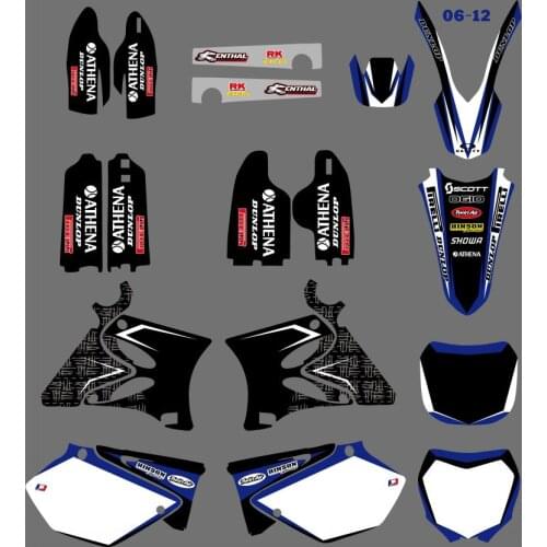 GRAPHICS & BACKGROUNDS DECALS STICKERS Kits for Yamaha YZ125 YZ250 2002 03 04 05 06 07 08 09 2010 2011 2012 2013 2014 YZ 125 250