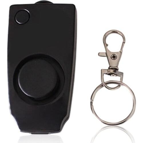 H7JF Personal Alarm Self Protection Keychain 120dB Safety Alarm Siren Song Portable Pocket Emergency Security Device