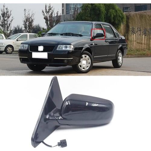 CAPQX 3/5 wire For VW Santana 3000 4000 Side Rearview Mirror Rear View Mirror Outside Reflector Reversing Mirror Assembly