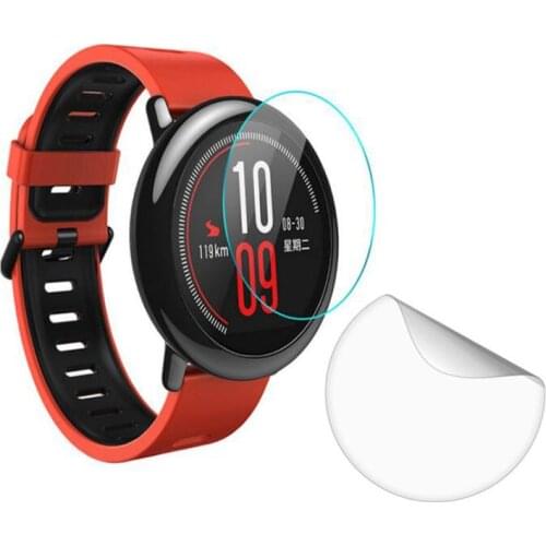 2pcs TPU Soft Clear Protective Film Guard For Xiaomi Huami Amazfit Pace Sport Watch Screen Protector Cover Protection(Not Glass)