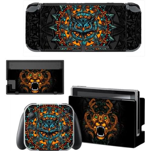 Tiger Lion Nintendo Switch Skin Sticker NintendoSwitch stickers skins for Nintend Switch Console and Joy-Con Controller Vinyl
