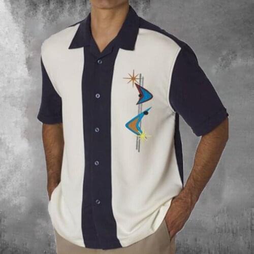 Summer New Mens Casual Fashion Hawaii Beach Print Short-Sleeved Loose Oversized Shirt Mens Clothing