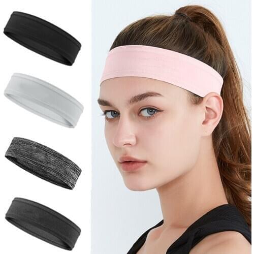 Newly Non Slip Sport Headbands for Women Men Sweatband Stretchy Soft Quick Dry Lightweight Workout Exercise Band BN99
