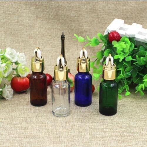 Wholesale 200pcs/lot New Empty 20 ml Empty Glass Dropper Bottles with Aluminum Cap For Essential Oils