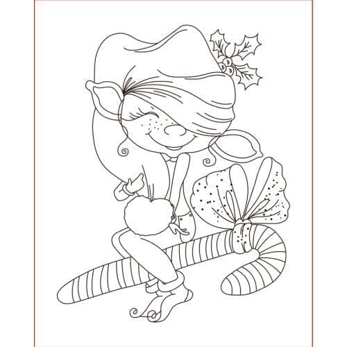 10x8 pretty girl Transparent Clear Stamps Silicone Seals for DIY scrapbooking photo album Card Making