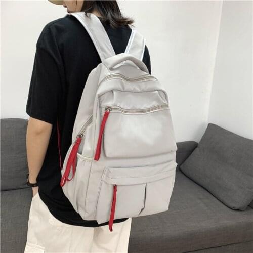 School Backpack Students Teenager Large Capacity Womens Schoolbag Korean Casual Travel Trend Backpacks For Girls Female Bags