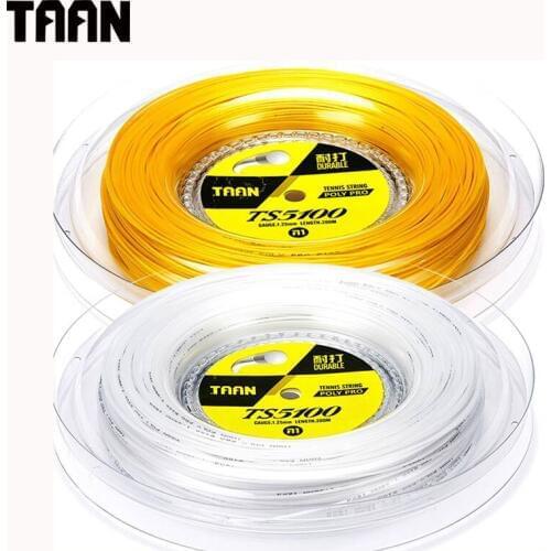 TAAN 1.25mm Poly Pro Tennis Racket String Durable Training String Sport 200m Reel 50-55Pounds