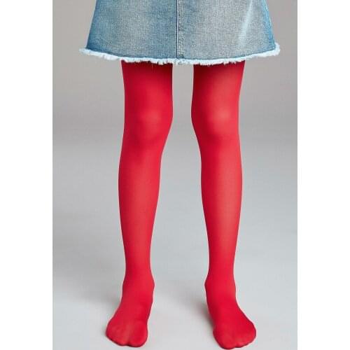 Pretty Red Micro 40 Female Child Pantyhose Socks | Pclpp46g19s-70