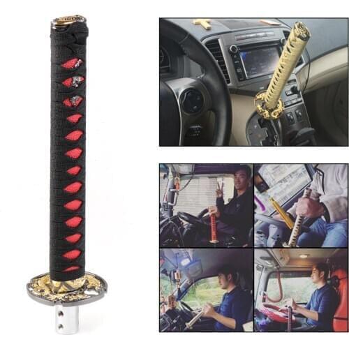 Universal 26cm Car Sword Style Gear Shift Knob Transmission Gearstick Shifter Levers Head for Manual/Automatic Car