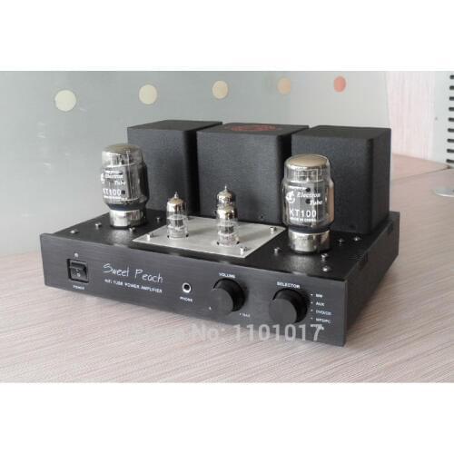 XiangSheng Sweet Peach SP-KT88 Tube Amplifier HIFI EXQUIS Signal-ended Amp MM Phono Stage Headphone SPKT88