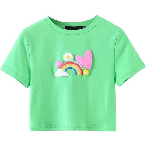 Yenkye Women's Cropped T-shirts