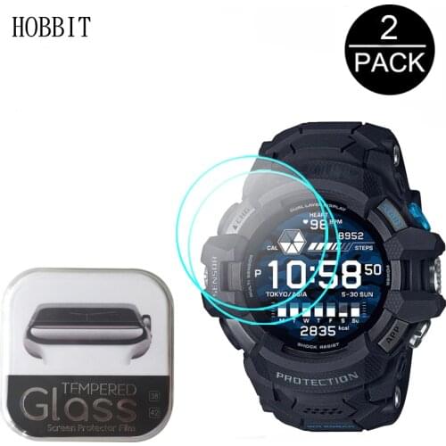 2Pcs 2.5D Tempered Glass For Casio G-SHOCK GSW-H1000 GBD-H1000 MRG-B2000BS MTG-B2000PH GWF-A1000C Clear Screen Protector Glass