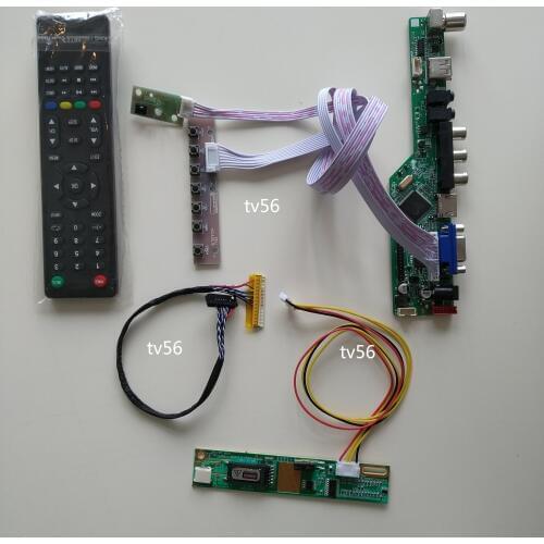 LCD LED TV HDMI AV AUDIO USB VGA 1 CCFL lamps Controller Board For 15.4" LP154WX4-TLC8 1280X800 30pin kit panel card
