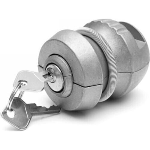 1pcs 50*65.5mm Trailer Parts Hitch Lock Ball Lock Universal Coupling Tow Caravan Zinc Alloy