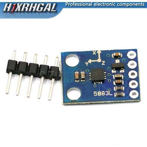 1pcs GY-273 HMC5883L Triple Axis Compass Magnetometer Sensor Module For Arduino 3.3 v 5 v new hjxrhgal