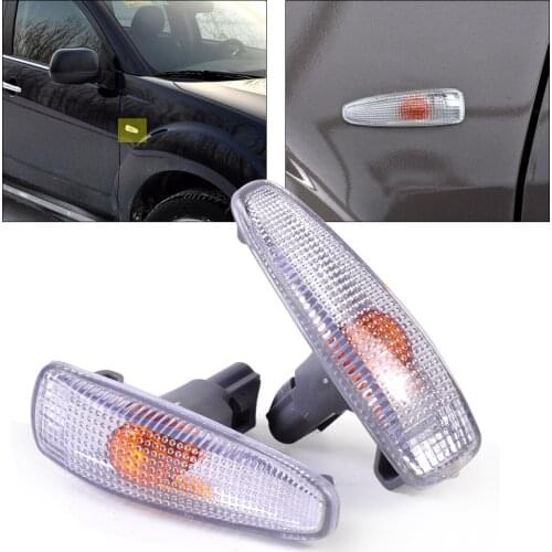 Car 2pcs Turn Signal Lamp Lights Fender Side fit for Mitsubishi Lancer 2008 2009 2010 2011 2012 2013 2014 8351A047 Accessories