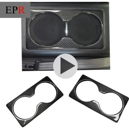 Car-styling For Nissan GTR R35 Carbon Fiber Rear Seat Speaker Cover (LHD)