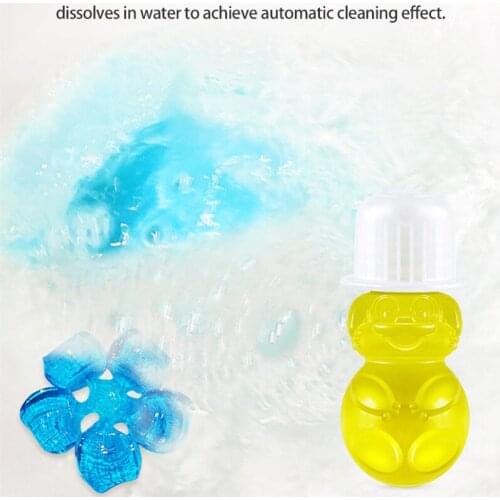Flower Aromatic Toilet Gel Toilet Remove Odors Toilet Deodorant Cleaner Fragrance Toilet Deodorant Bathroom Toilet Cleaning Tool