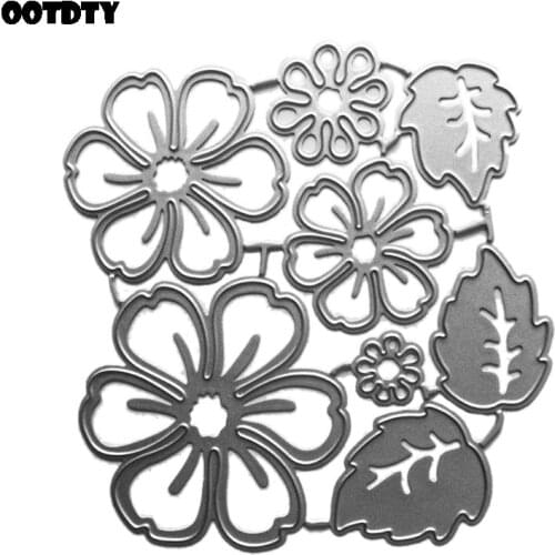 Flower Petal Metal Cutting Dies Stencil Scrapbooking DIY Album Stamp Paper Card Embossing Decor Craft New Dies for 2020
