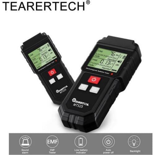Electromagnetic Radiation Dosimeter Tester Handheld Digital Dual-mode Synchronous Test Counter LCD Field Radiation Detector