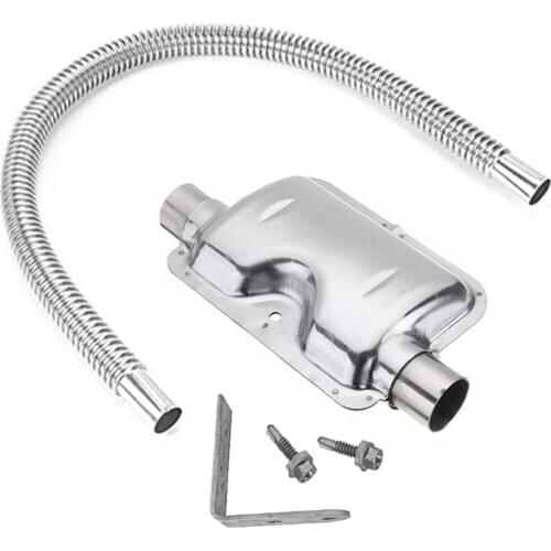 120cm Exhaust Muffler Silencer Stainless Steel Pipe Silencer Car Heater Accessories For Websato Eberspacher Diesels Heater