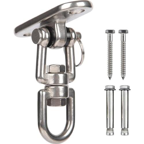 Hot Punching Bag Hanger, Stainless Steel Swivel Ceiling Mount for Beam Heavy Bag,Gym Swing,Trapeze,Hammock