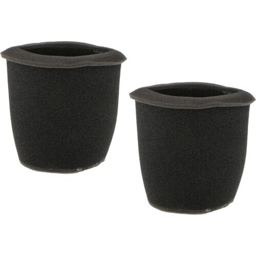 2Pcs Black Air Filter Foam Sponge Clean Suitable for Suzuki GS125 Motorcycle