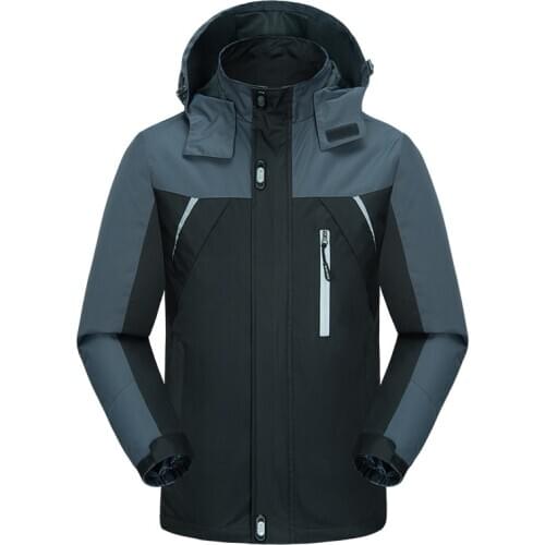 Autumn Outdoor Jacket Men Hoodie Waterproof Windproof Coat Hiking Mountain Sport Male Outwear
