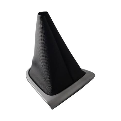 Gear Shift Knob Set Model Type Black Color Gray Frame For Renault Clio Mk4 (2012-) for 5 Speed